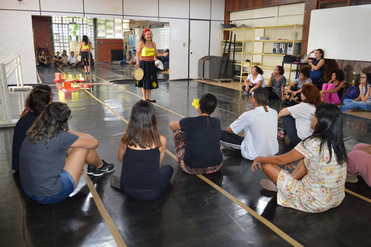 Imagem realizada durante oficina de Contação de Histórias afro-brasileira e indígena